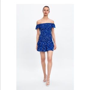 Zara floral rose dress